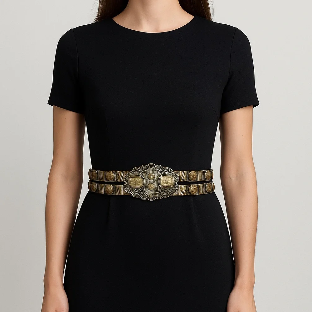 Leatherock by Nina Arjani Designs Vintage 80’s handcrafted design. EE